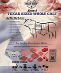 Texas Sized Whole, Half or Quarter Calf Deposit - Half Calf